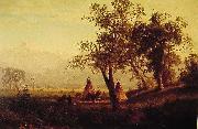 Albert Bierstadt Wind River Mountains Nebraska Territory Spain oil painting artist